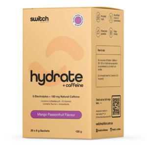 Switch Nutrition Hydrate + Caffeine Sugar Free Sachets