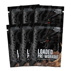Best Selling Supplements: 6x Pack Nutrition Loaded Pre Workout Samples *Gift*
