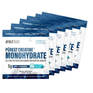 6x Athletech Purest Creatine Monohydrate Sample Sachets *Gift*