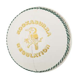 Balls: Kookaburra Regulation White Cricket Ball