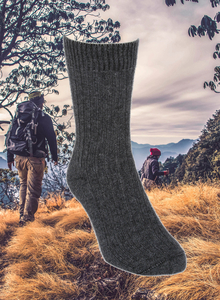 NZ Made Possum & Merino: Trekking Hiking Camping Possum & Merino Socks (NZ Made)