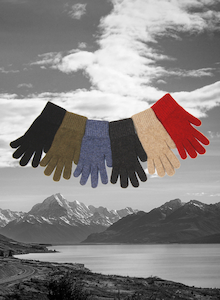 Products: NZ Made Possum & Merino Full Finger Gloves