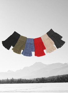 Products: NZ Made Possum & Merino Fingerless Gloves