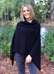 Products: NZ Made Possum & Merino Poncho – 6 Colours