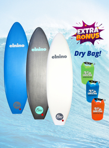 Products: Elnino Flow 6’0 Softboard Surfboard with Free Dry Bag