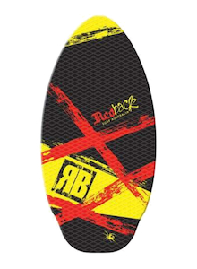 REDBACK SOFT TOP 41″ SKIM BOARD – Blk & Yellow
