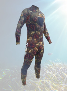 Snorkeling, Scuba & Freediving: Camo Spearfishing Wetsuit