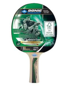 Table Tennis: DONIC LEGENDS 400 TABLE TENNIS BAT
