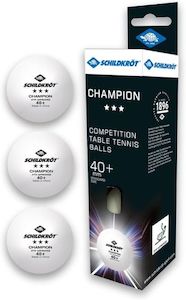 Table Tennis: DONIC CHAMPION 3 STAR TABLE TENNIS BALLS