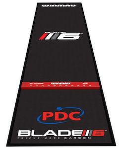 Dartboard Equipment: WINMAU PRO ZONE PRECISION SOFT FEEL DART MAT