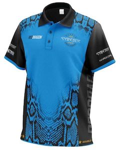 Dart Shirts: RED DRAGON PETER WRIGHT SNAKEBITE DOUBLE WC DART SHIRT