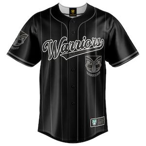 Kids Nrl: NRL KIDS BLACKOUT BASEBALL SHIRT 2025