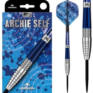 Steel Tip Darts: MISSION ARCHIE SELF 90% TUNGSTEN