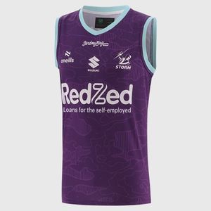 Kids Nrl: ONEILLS STORM KIDS TRAINING SINGLET 2026 | PURPLE