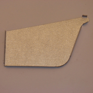 Products: Right Hand Stop end Zincalume - Streamline Spouting