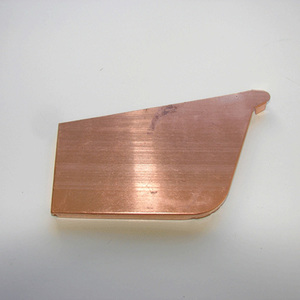 Left Hand Stop end Copper (CLR010) - Streamline Spouting