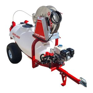 300L Croplands TrailPak Motorised Sprayer with RetraSpray Reel • Croplands Spray
