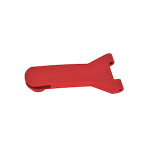 Cropliner Parts: LID HANDLE HINGED (RED) FOR LID A356060 • Croplands Spray