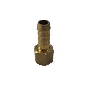 Brass Fittings: Brass Male Hose Tail ¼” BSPF x ½” tail • Croplands Spray