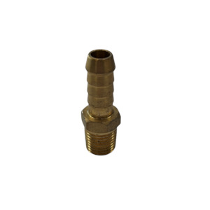 Brass Male Hose Tail ¼” BSPM x ³∕8” tail • Croplands Spray