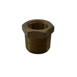 Brass Fittings: Brass Reducing Bush 1 X 3/4 • Croplands Spray