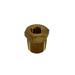 Brass Fittings: Brass Reducing Bush 1/2 X 1/4 • Croplands Spray
