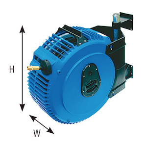 Hose Reel Retractable 15m x 10mm, Mount Bracket • Croplands Spray