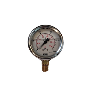 Bottom Entry Sprayer Pressure Gauges 1/4" 63mm 2500KPA • Croplands Spray