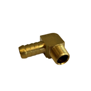 Brass Fittings: Brass Elbow 3/8 X 1/2 Tail • Croplands Spray