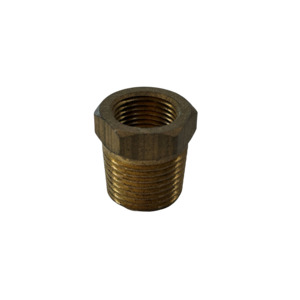 Brass Fittings: Brass Reducing Bush 1/2 X 3/8 • Croplands Spray