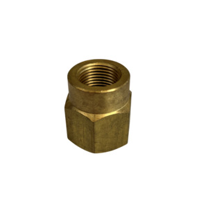 Brass Fittings: Brass Socket 1/2 x 3/8 • Croplands Spray