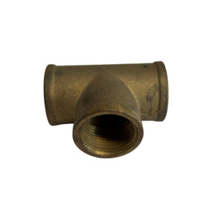 Brass Fittings: Brass Tee 3/4" Female • Croplands Spray