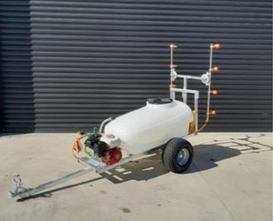 Sprayequip 400ltr Orchard Trailer Sprayer with Vine Boom