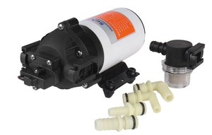12 Volt Sprayers: Seaflo 12V 7.5 LPM/ 80 PSI with filter ATV Spray pump