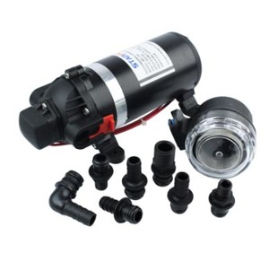 12 Volt Sprayers: Seaflo 12V 7.6 LPM / 120PSI (10mm Hose Tails) ATV Spray pump