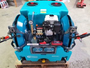 Sprayers: Rapid Spray Scout 600 litre E/Start UTV weed sprayer with Twin 150 mtr Mega Drive Smart Buddy Reel