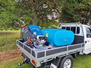 Deckmount & UTV Sprayers: RapidSpray 800litre E/S Ultimate Field Sprayer with Twin 150m Mega Drive Buddy Auto Smart Reels