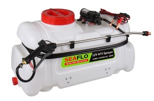 Products: Seaflo ATV sprayer with 100 psi / 5 Litres per minute pump – 100Ltr