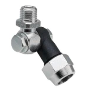 Braglia Swivel Nozzle Single 1/4 Inch BSPM Includes Caps
