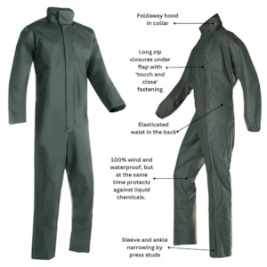 Safety Gear: Breathalon Chemical Spray Suit M
