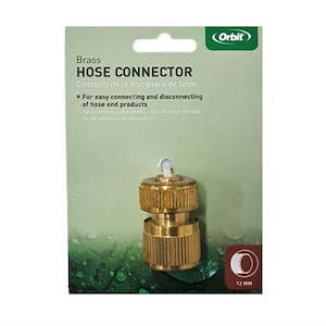 Horticultural Supplies 1: Hose Connector 12mm Brass