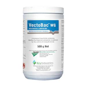 Insecticides: Vectobac WG biological insecticide 500g (Non-DG)