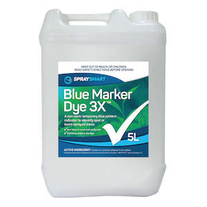 Additives: SpraySmart Blue Marker Dye 3X 5L ( Non-DG)
