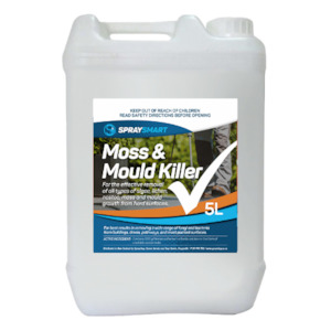 Spraysmart Chemicals: SpraySmart Moss & Mould Killer 5L mix 1:50