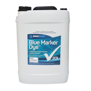 Spraysmart Chemicals: SpraySmart Blue Marker Dye 20L (Non-DG)- see SpraySmart Blue Marker Dye 3X