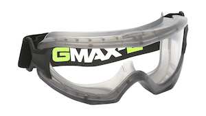 Eye Protection: Gmax E clear, vented, splashproof Goggle