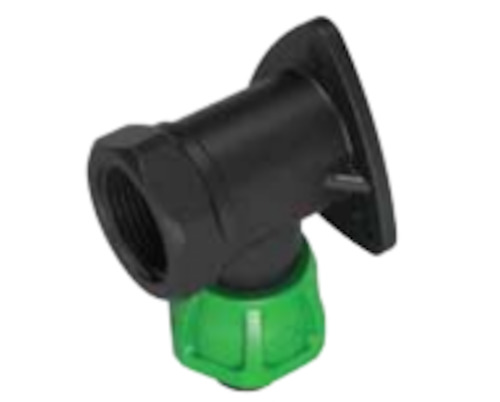 Low Density Fittings: Bracket Elbow, Low Density 20mm