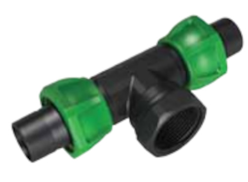 Low Density Fittings: Tee, Low density Female 15mm