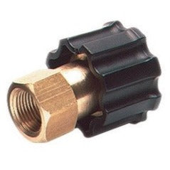 Quick Coupler 3/8"Mx M22F 15mm Black Nut