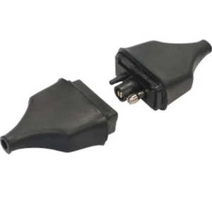 12v Accessories: C-Dax Plug Male & Female 12V c/w cover 2 pin